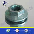 Aço Carbono Galvanizado Hex Flange Nut